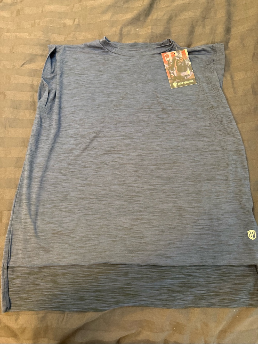 Born Primitive Black/Blue Women's Boxy Top - Performance Fabric